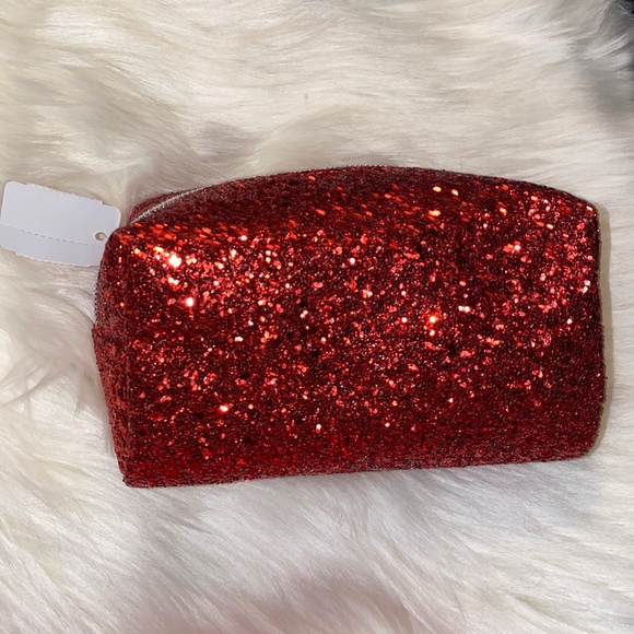 Christmas Bags Set. 1 Christmas Red Small Tote. 1 Red Cosmetic Case. 1 S… - Picture 5 of 5